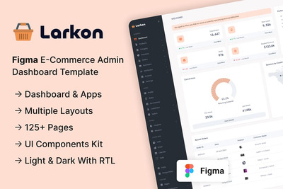 Larkon – 电子商务管理后台 Figma 模板