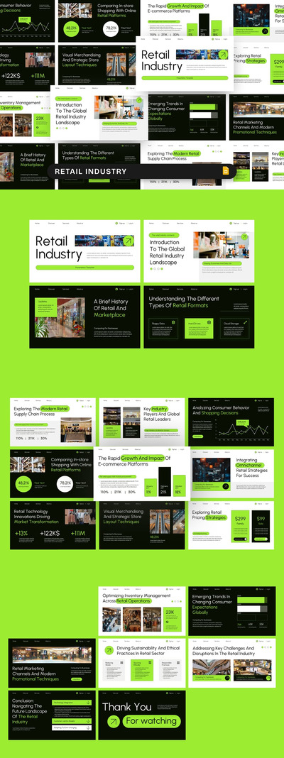 零售业谷歌幻灯片