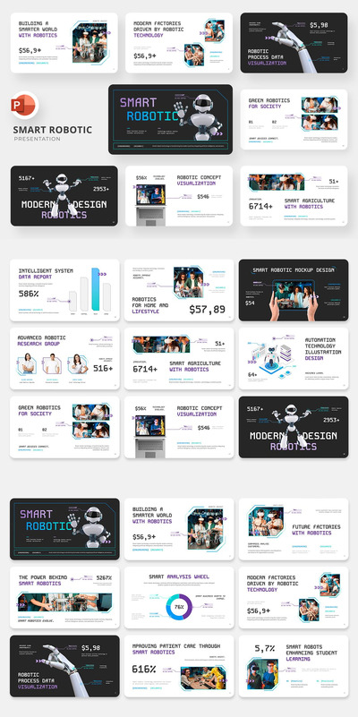 智能机器人 PowerPoint
