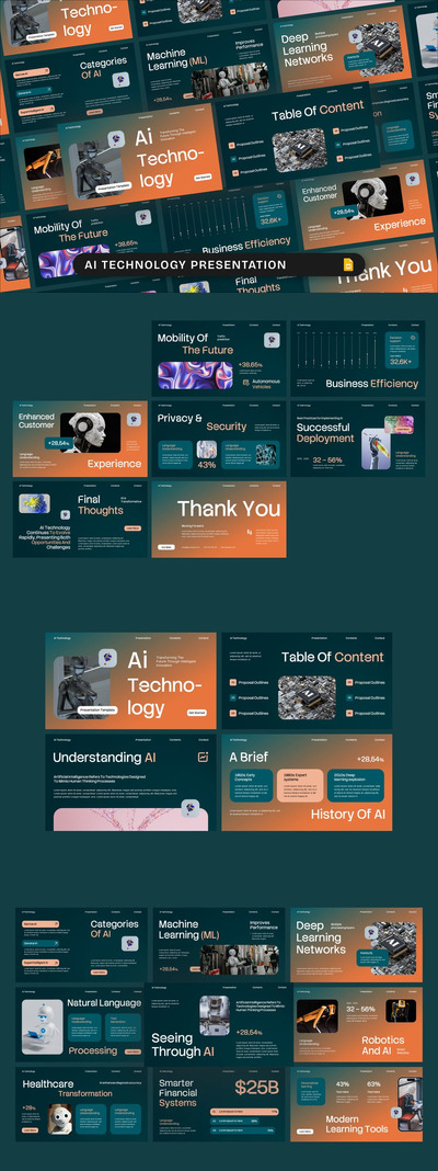 人工智能技术谷歌幻灯片