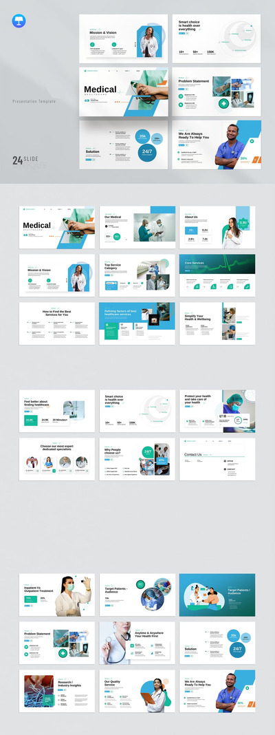 医疗保健主题演讲模板
