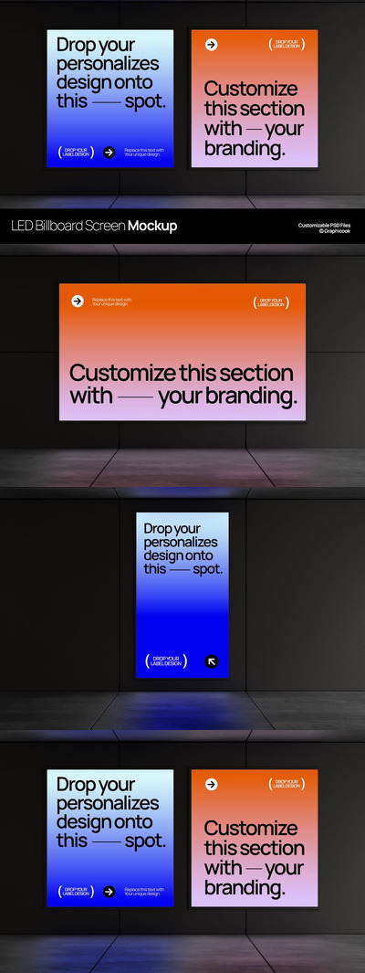 LED广告牌屏幕模型