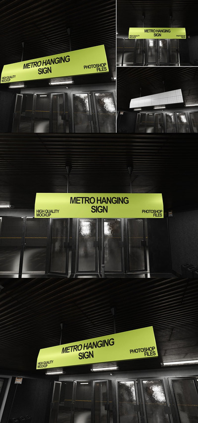 悬挂式标牌模型