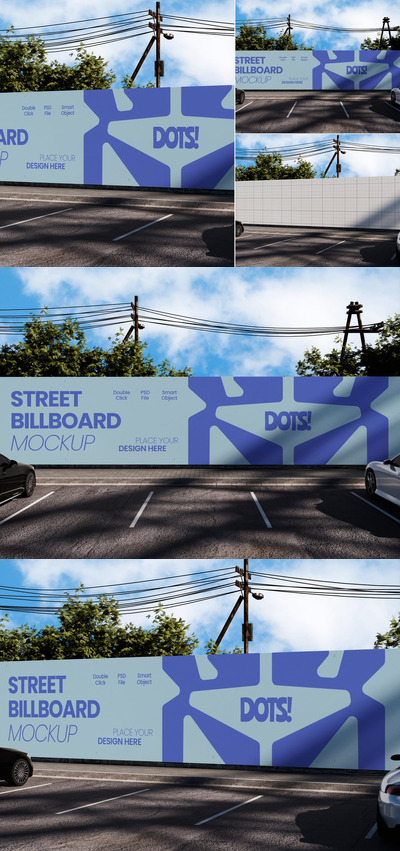 街头广告牌模型