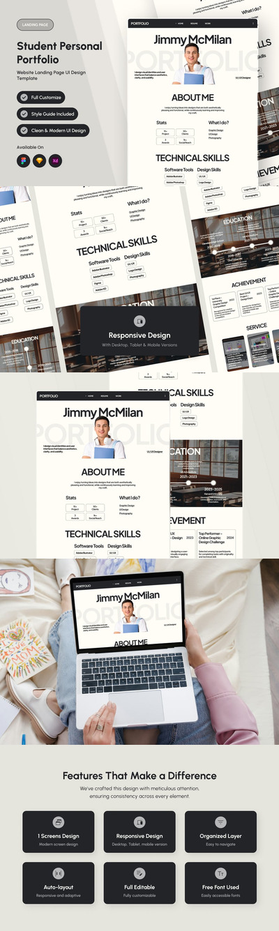 吉米 – 学生个人作品集首页