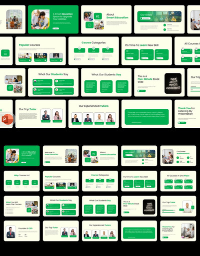 教育类 PowerPoint 演示文稿模板