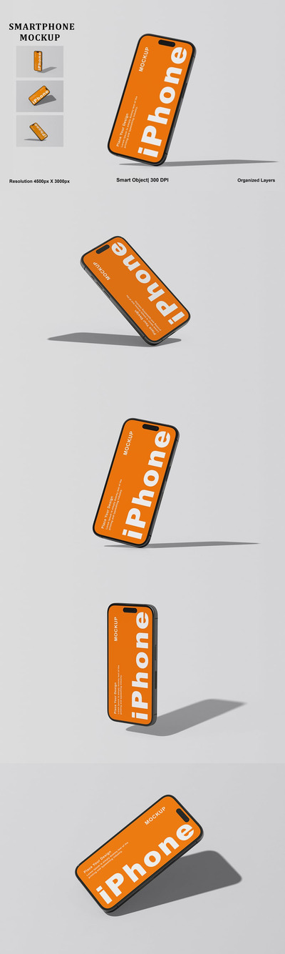 高级 iPhone 模型 – 高品质版