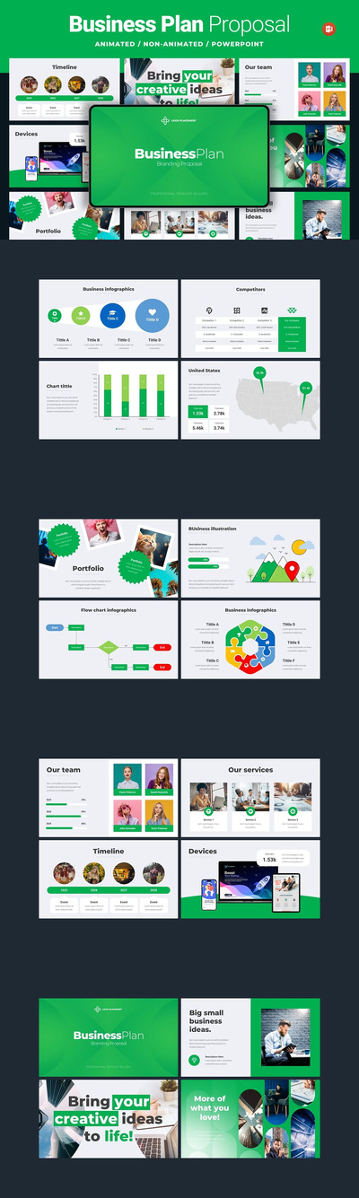 商业计划品牌提案 PowerPoint