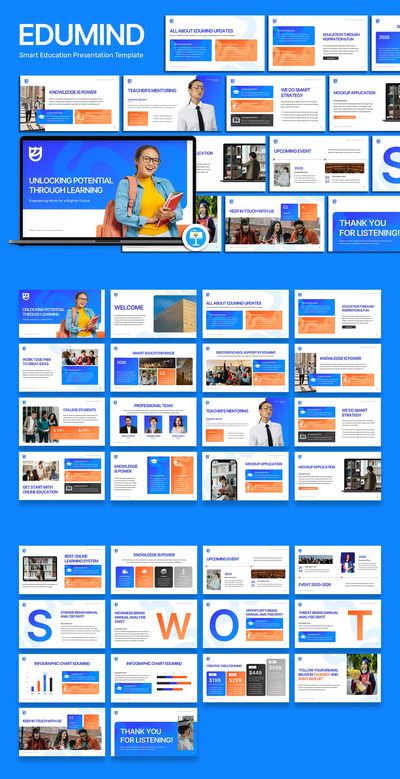 Edumind – 智慧教育主题演讲模板