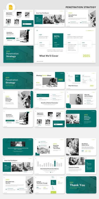 营销策略谷歌幻灯片