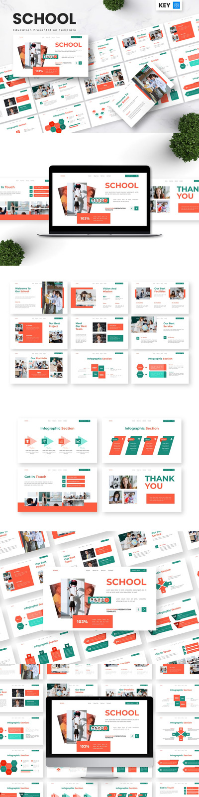 学校 – 教育主题演讲模板