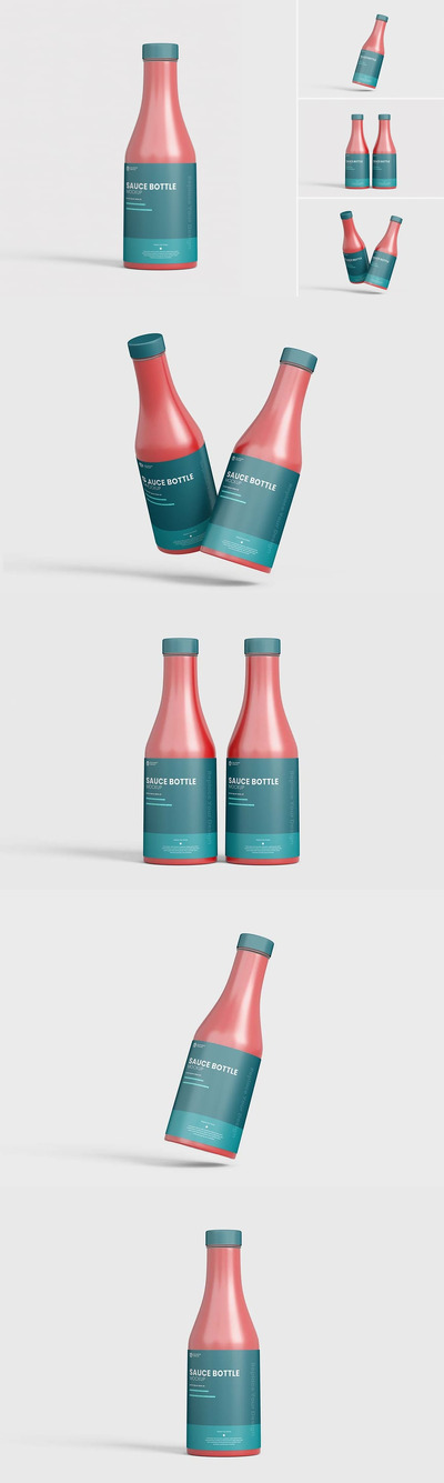酱料瓶模型