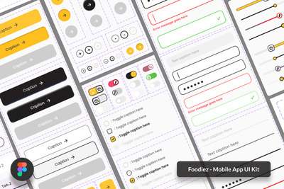 移动 UI 组件工具包 – Foodiez