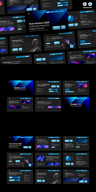 技术 – 主题演讲模板