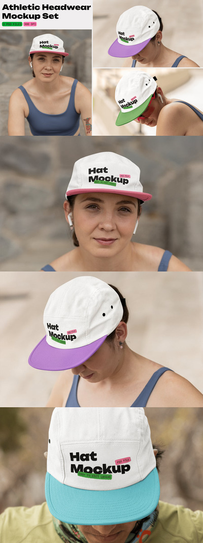 运动头饰样机套装