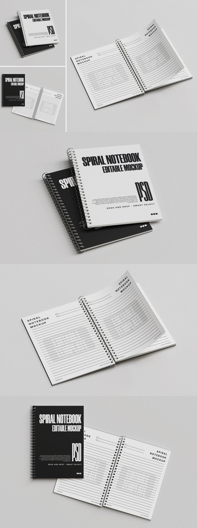 螺旋笔记本模型