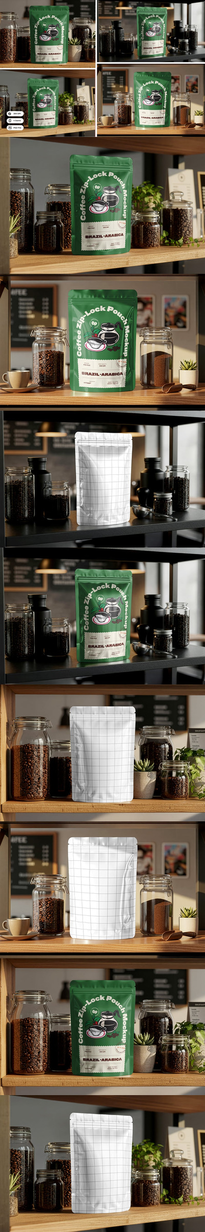 立式收纳袋模型