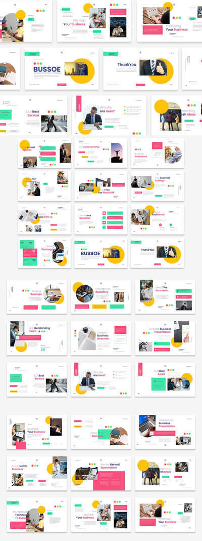 Bussoe – 商务主题演讲模板