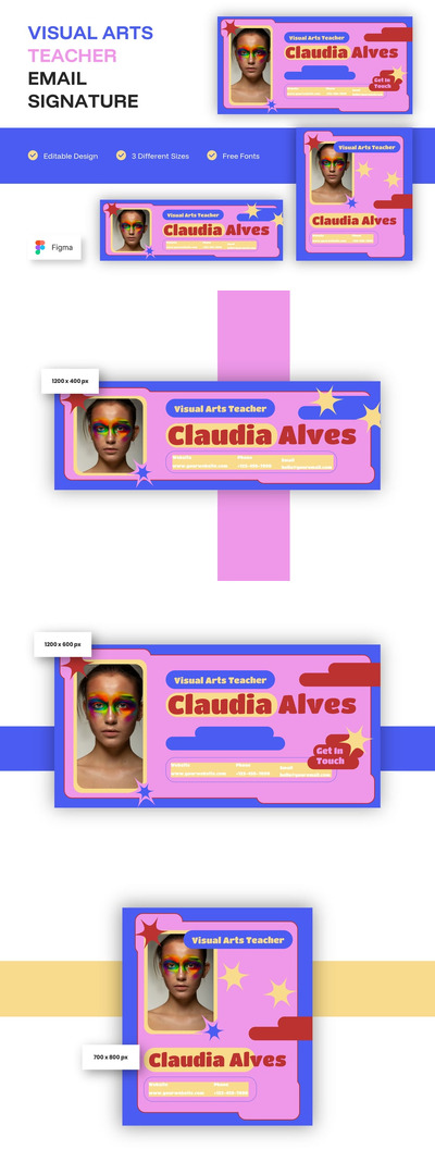 视觉艺术教师电子邮件签名