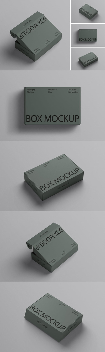 高质量邮寄包装盒模型