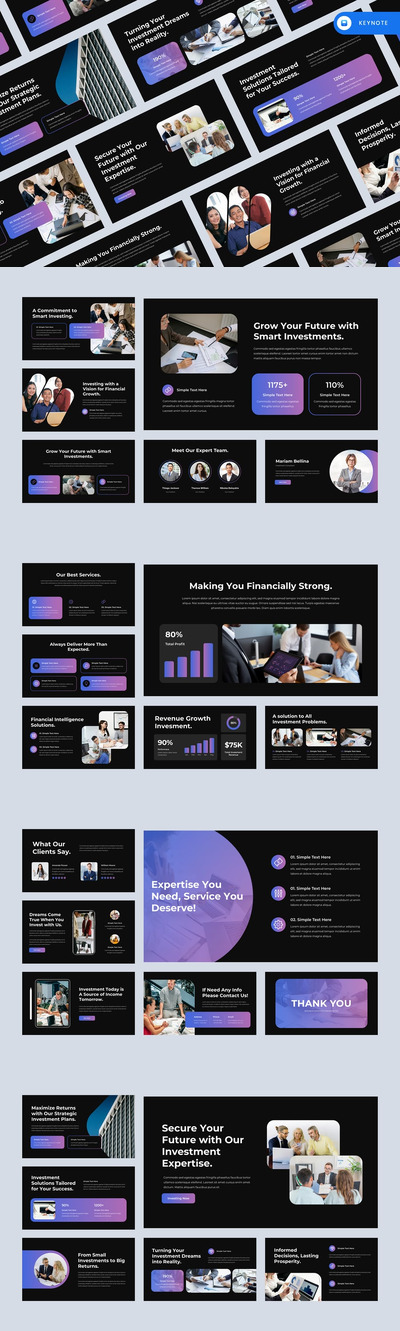 商业投资主题演讲模板