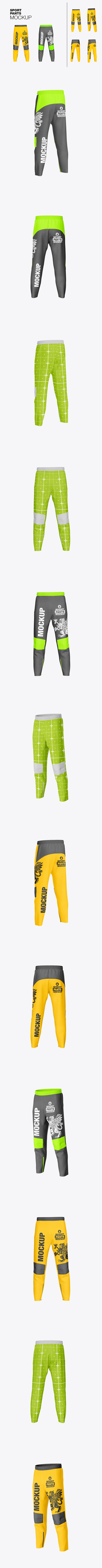 男士慢跑裤样机