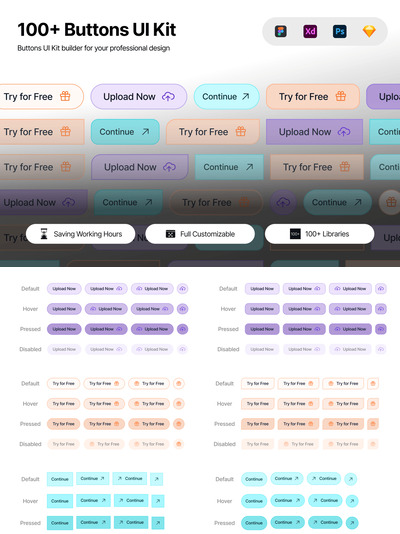 Sam – Shopify 按钮 UI 套件组件