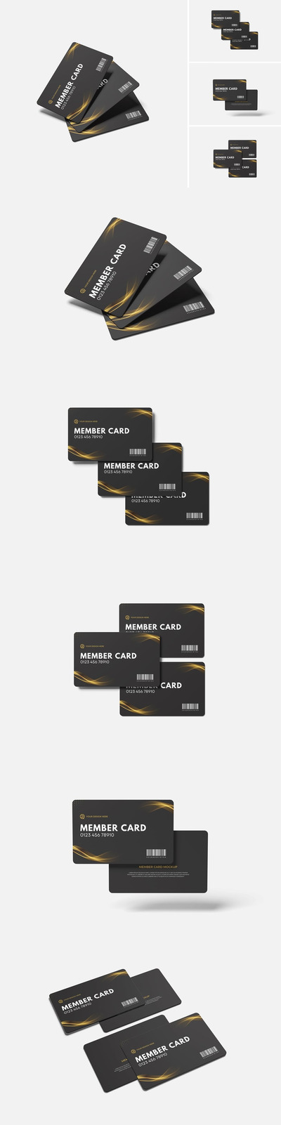 高质量会员卡模型