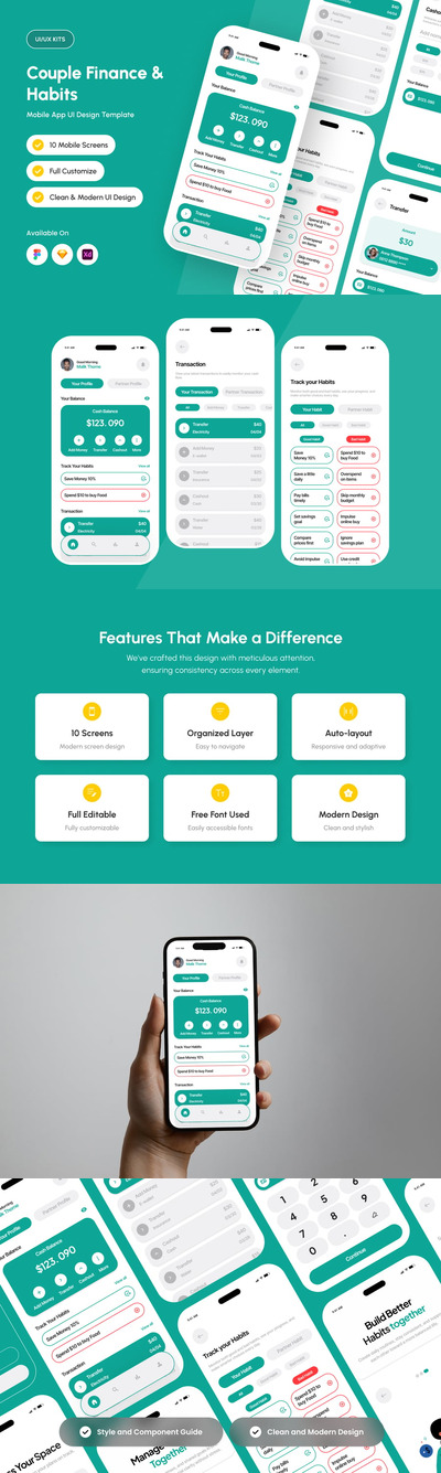 Synora – 现代便当习惯和财务用户界面