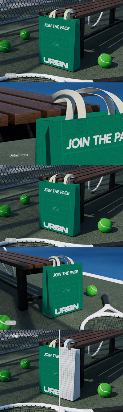 法院手提袋模型