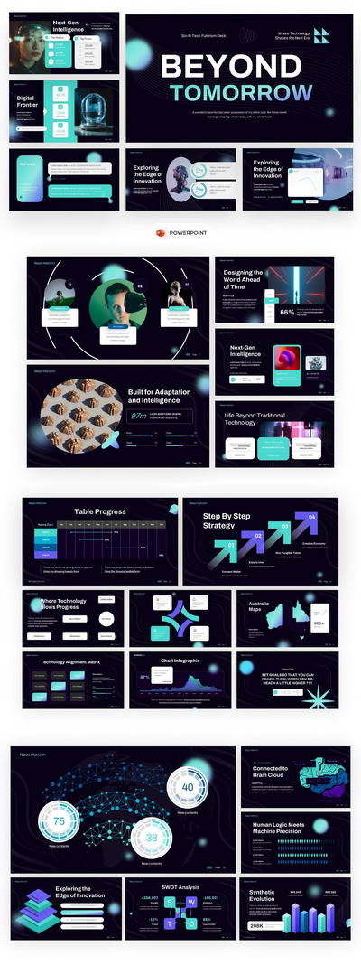 科幻科技演示文稿