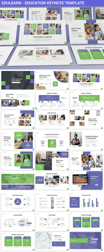 Edulearn – 教育主题演讲模板