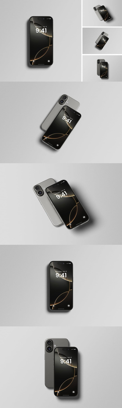 高质量 iPhone 16 模型