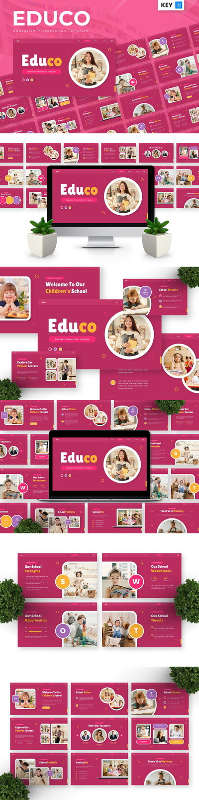 Educo – 教育类主题演讲模板
