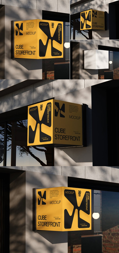 立方体标识模型