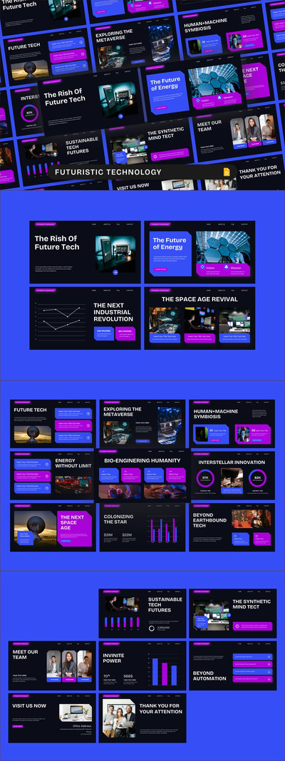 未来科技谷歌幻灯片