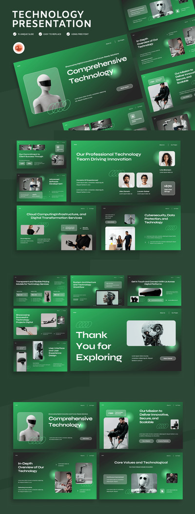 技术类 PowerPoint 模板