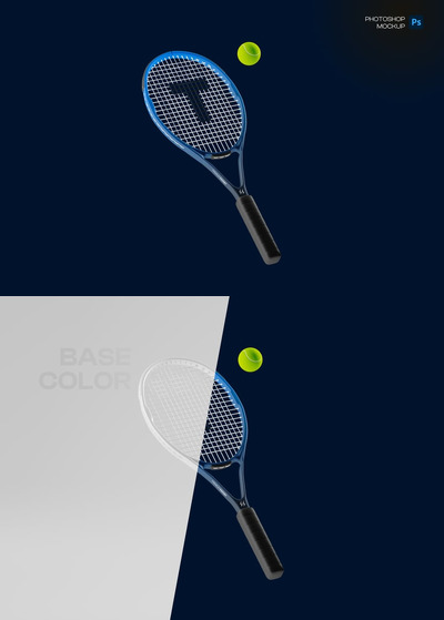 网球拍模型