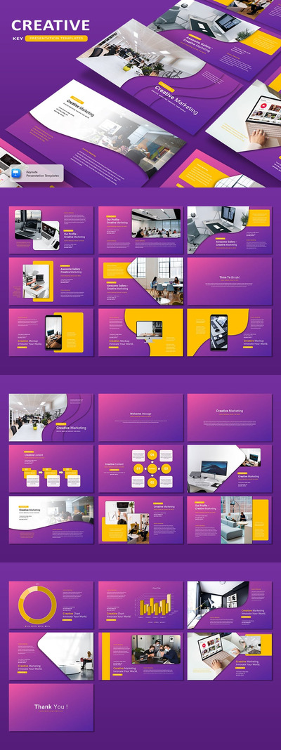 创意营销 – Keynote 模板