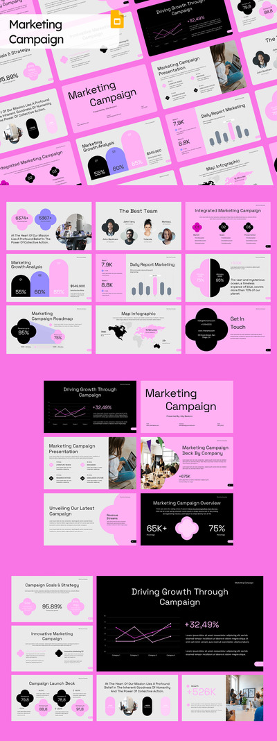 营销活动谷歌幻灯片