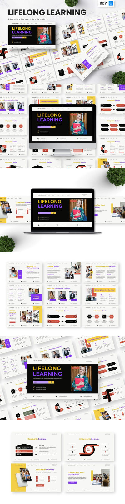 终身学习——教育主题演讲模板