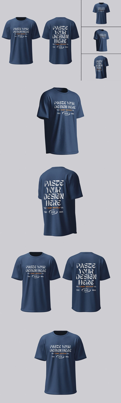 高质量T恤样机