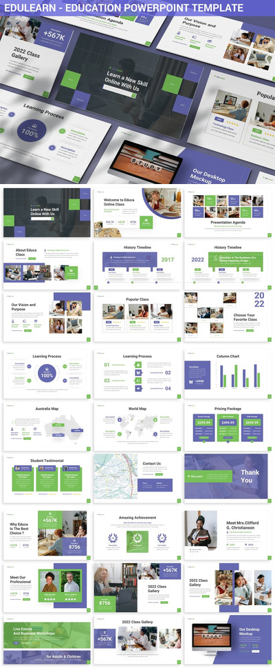 Edulearn – 教育类 PowerPoint 模板