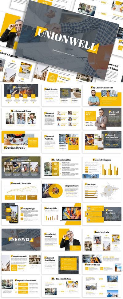 Unionwell – 商业模板演示文稿