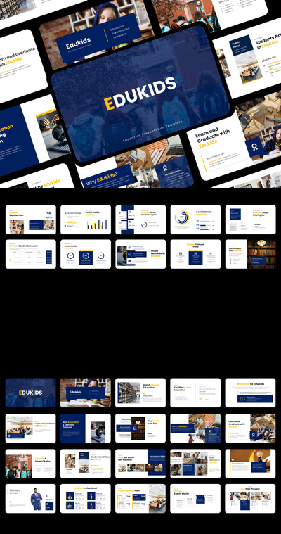 教育学校演示模板