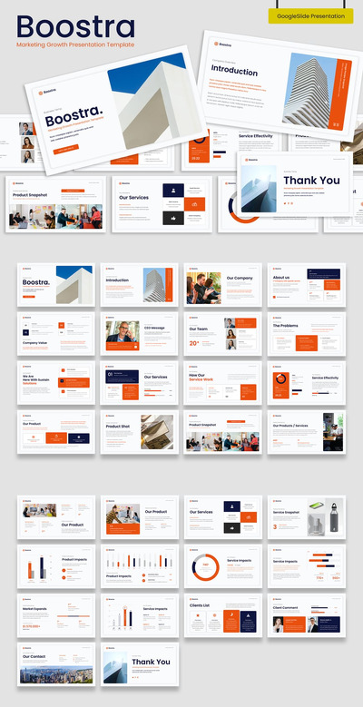 Boostra – 营销增长 Google 幻灯片
