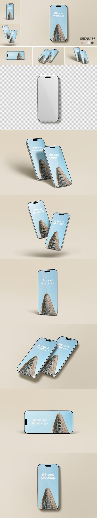 高品质逼真 iPhone Pro 模型