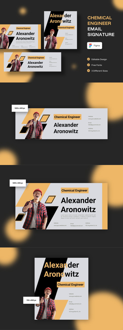 化学工程师电子邮件签名