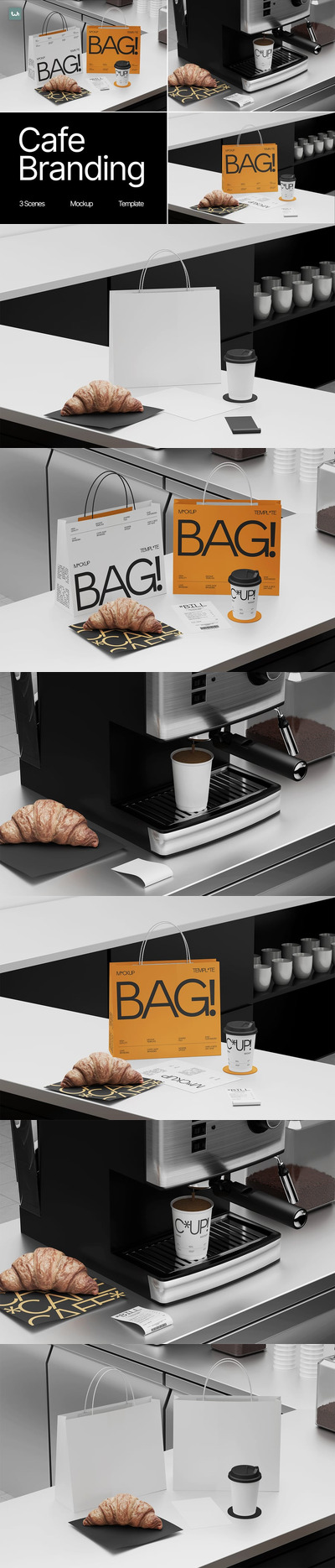 咖啡馆品牌模型 004
