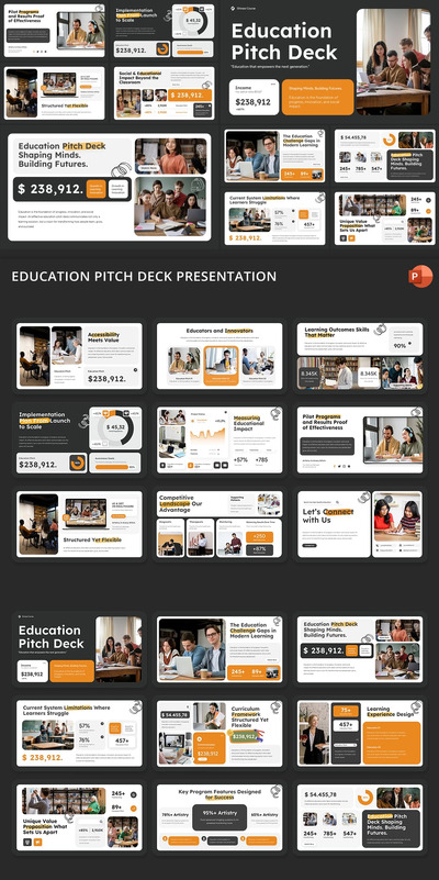 教育类宣传册 PowerPoint